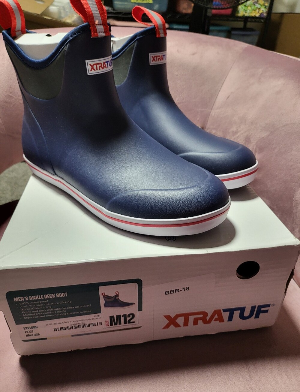 Brand New In Box XTRATUF 6" Ankle Deck Boots - Men's Size 12